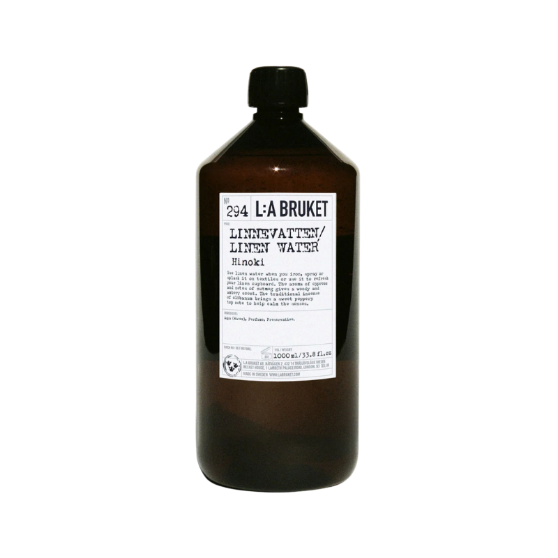 L:A BRUKET No. 294 Linen Water Hinoki Bügelwasser