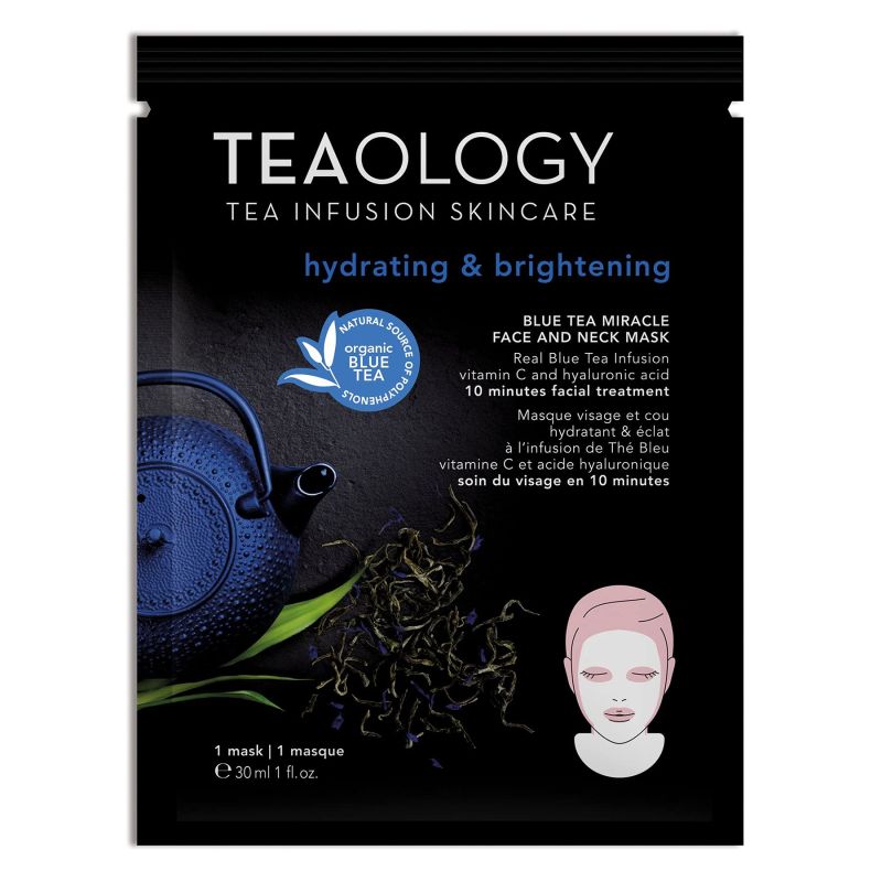 TEAOLOGY Blue Tea Miracle Face and Neck Mask Gesichtsmaske