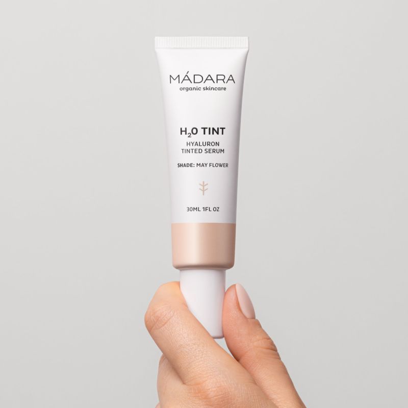 MADARA Organic Skincare H2O Tint Hyaluron Tinted Serum, #1 MAY FLOWER