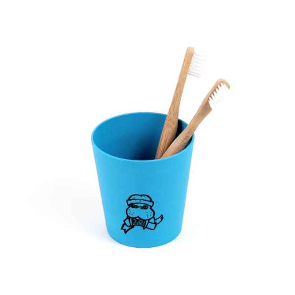 Hydrophil Kinder Zahnputzbecher blau