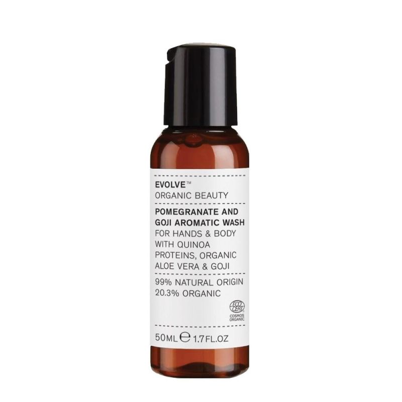 EVOLVE Organic Beauty Reisegröße Pomegranate and Goji Aromatic Wash