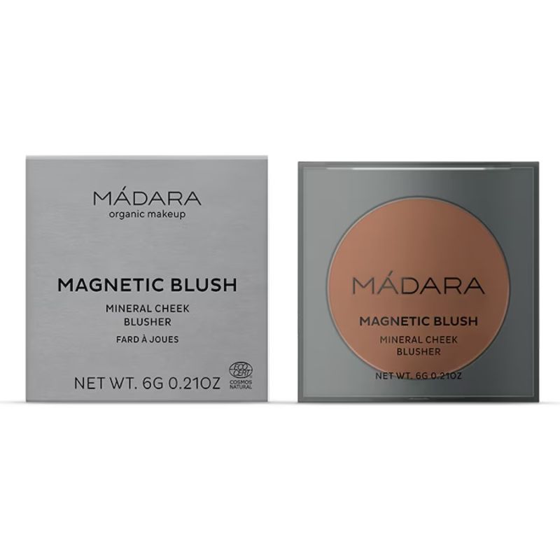 MADARA Organic Skincare MAGNETIC BLUSH Mineral Cheek Blusher, #1 FIERCE FLAME