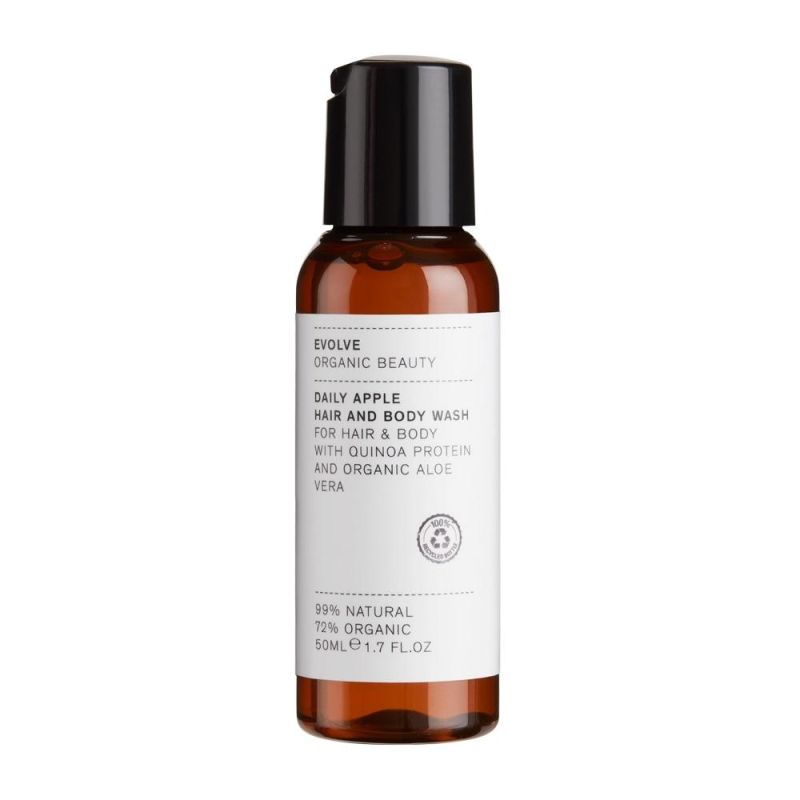 EVOLVE Organic Beauty Reisegröße Daily Apple Hair and Body Wash
