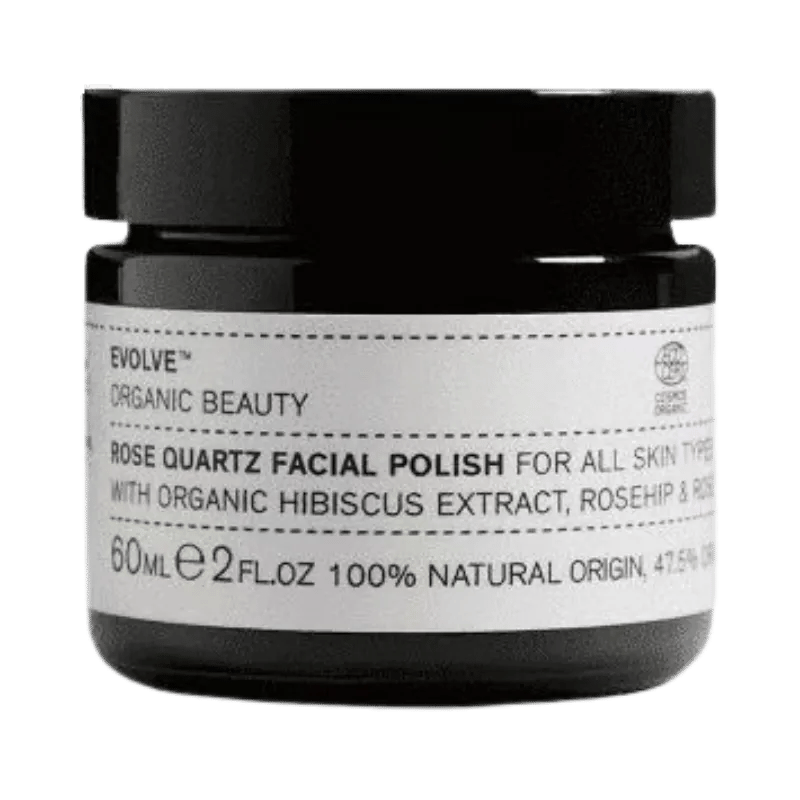 EVOLVE Organic Beauty Rose Quarz Facial Polish
