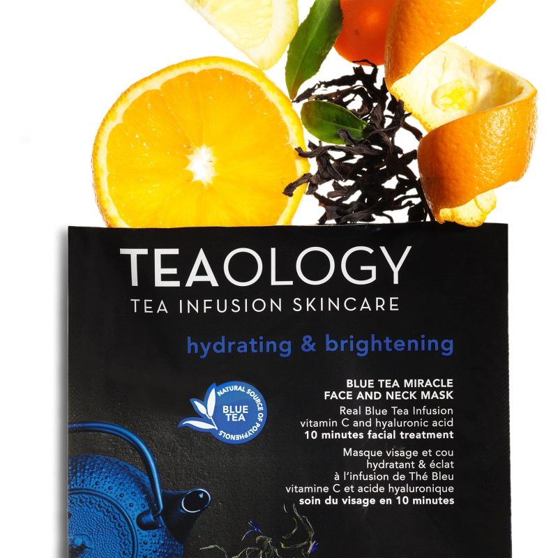 TEAOLOGY Blue Tea Miracle Face and Neck Mask Gesichtsmaske