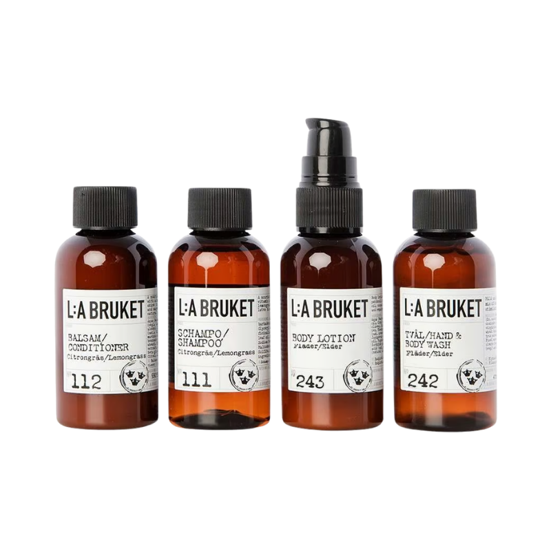 L:A BRUKET No. 239 Travel Kit Lemongrass - 4x55ml