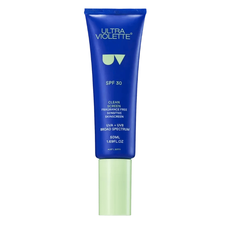 ULTRA VIOLETTE Clean Screen Fragrance Free Weightless Sensitive Skinscreen SPF30 "